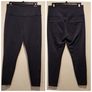 Athleta Women's Size M Delancey Herringbone Tight Legging Dark Gray